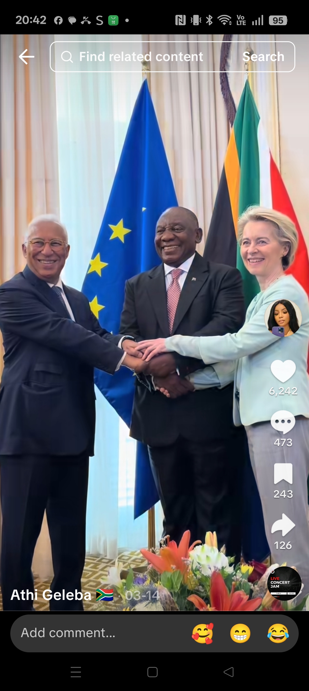 EU-SA collaboration agreement signing